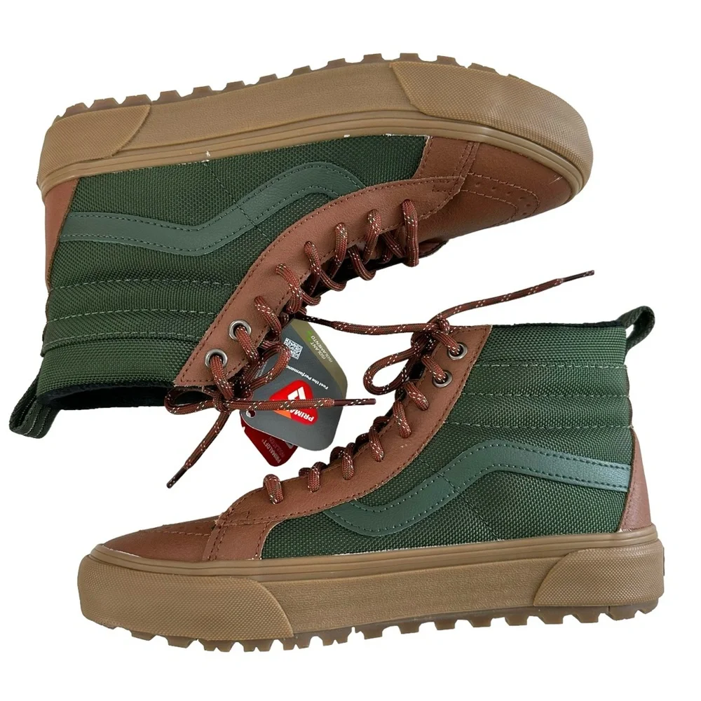 Vans SK8-HI MTE-1 Greeen/Gum Sneaker Men’s Size 7.5/ Women’s Size 9 - Picture 8 of 16
